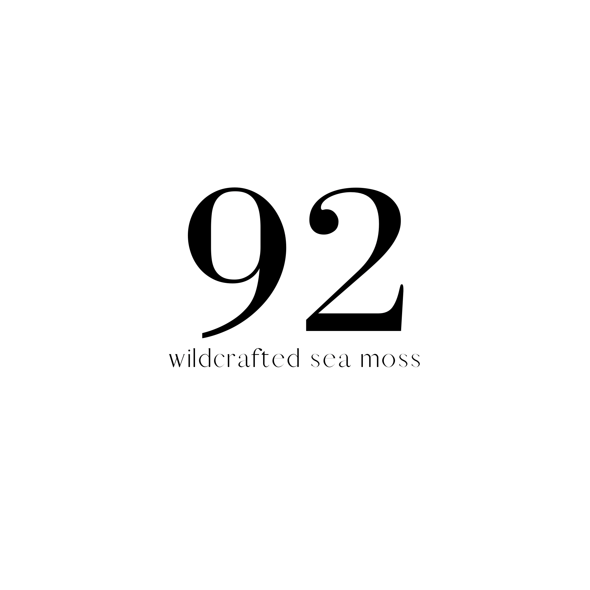 92 Sea Moss logo